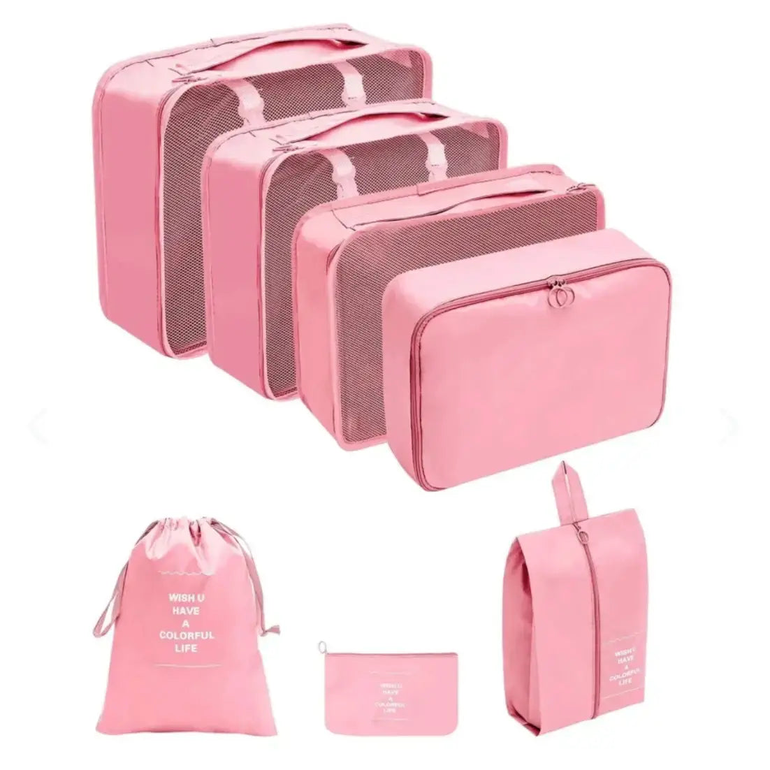 TravelEase™ – Set de Organizadores de Viaje x7 ✈️🧳 - Importados 🇺🇸