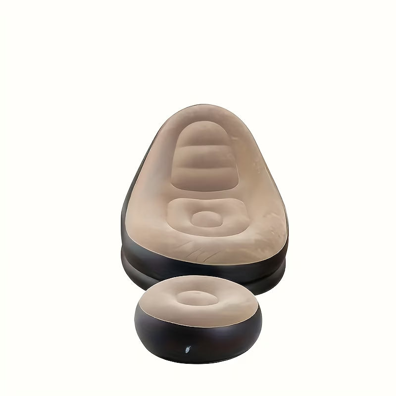CloudRest™ – Sillón Inflable Premium + Reposapiés ☁️🛋️