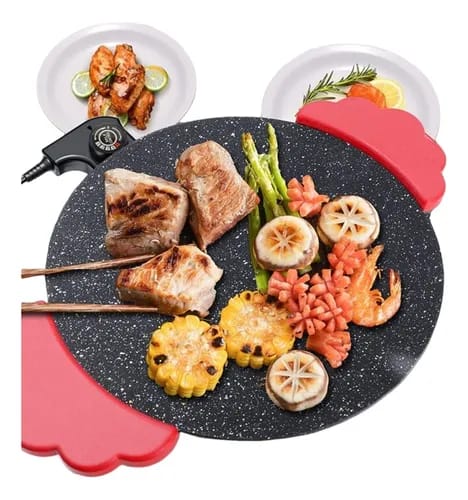 🔥 CookUp® — Sartén Parrilla Eléctrica Antiadherente Importada 🇺🇸