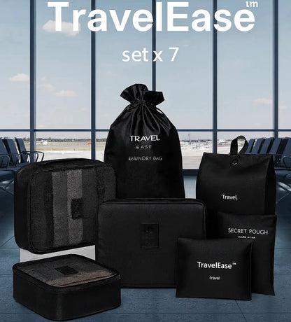 TravelEase™ – Set de Organizadores de Viaje x7 ✈️🧳 - Importados 🇺🇸