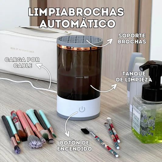 Limpiador Eléctrico de Brochas: Cuida tu piel con brochas impecables en poco tiempo!💆🏻‍♀️✨- Importado 🇺🇸