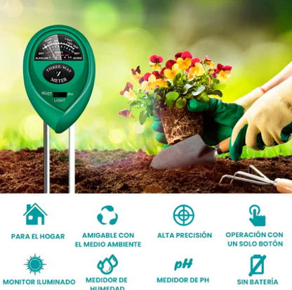 PlantSoil™ Medidor 3 en 1 para Plantas🪴