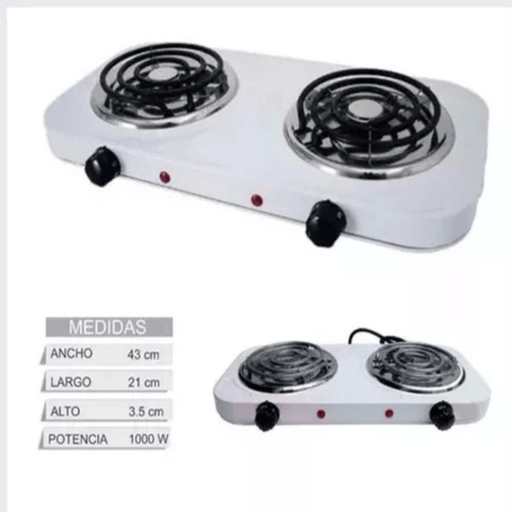 ⚡HotPlate™ Estufa Eléctrica Doble 2000W🔥