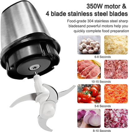 Picador de Alimentos Eléctrico ChefPro 360 ® 🔪⚡