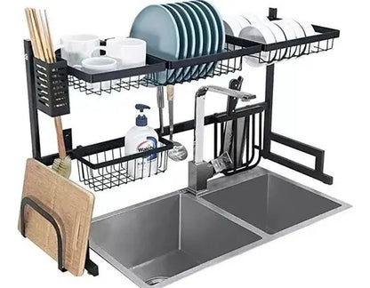 RackDry™ 🍽️ Escurridor de Cocina en Acero Inoxidable
