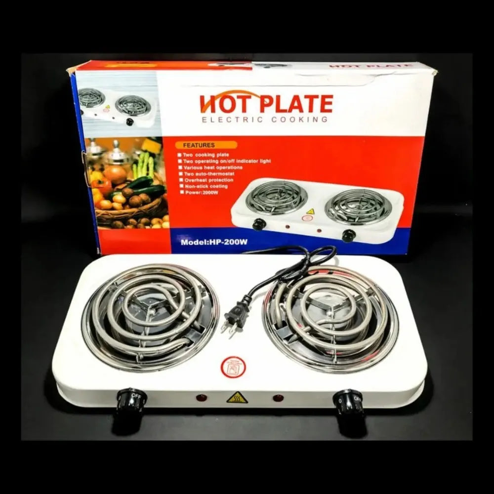 ⚡HotPlate™ Estufa Eléctrica Doble 2000W🔥