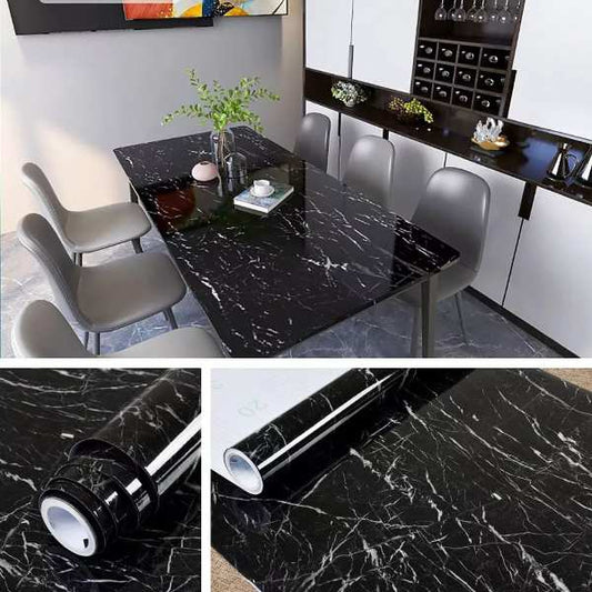 ⚫Vinilo Decorativo Mármol Adhesivo Rollo 3 Metros ✨