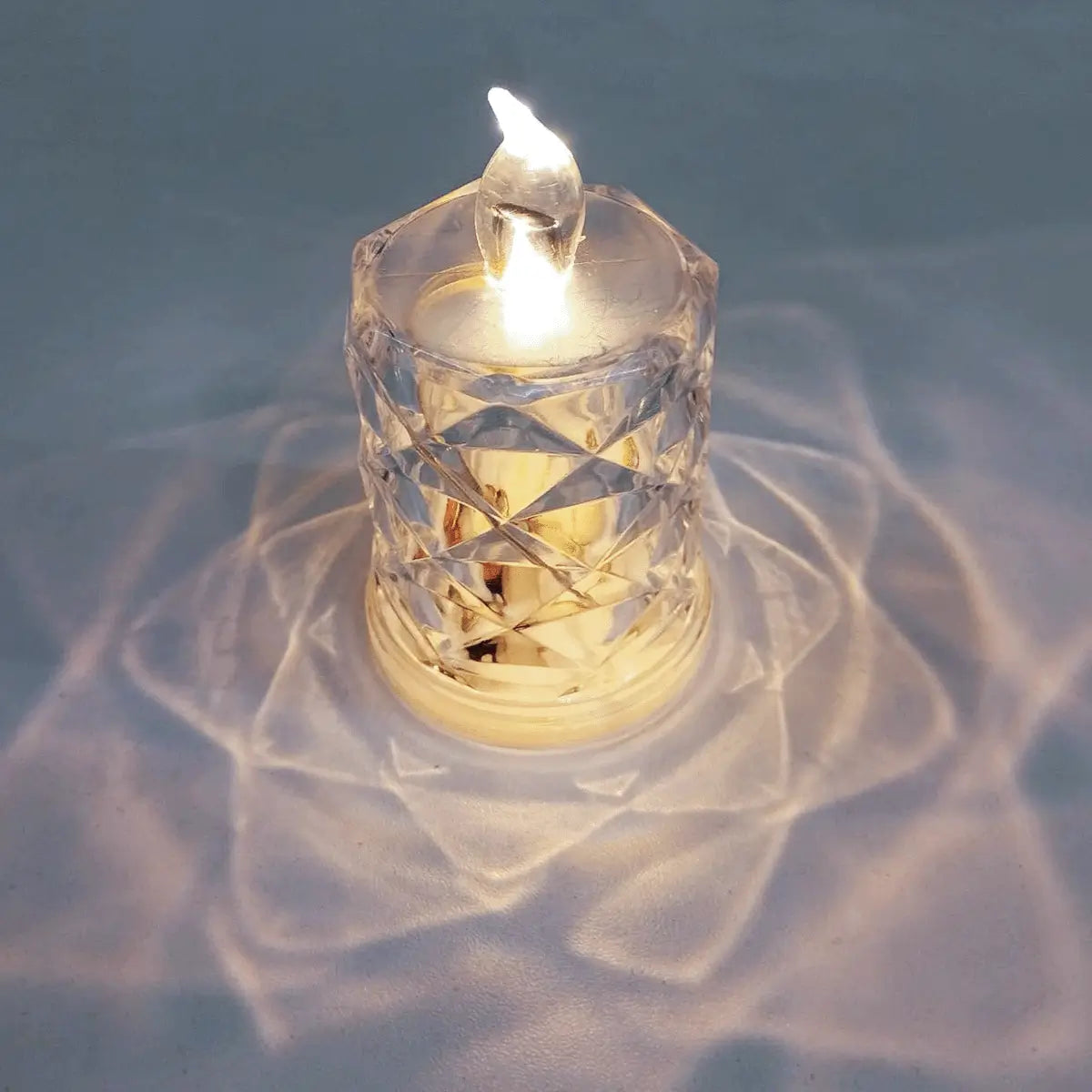 🎄Set X3 Velas Led Efecto Cristal🕯️