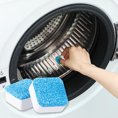 🧺 CleanWash® Pastillas Limpiadoras para Lavadora | Pack Doble: 2 Cajas (12 Pastillas c/u)