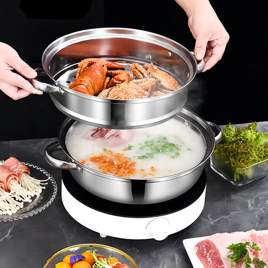 💦 SteamChef® – Olla de Cocción al Vapor Saludable