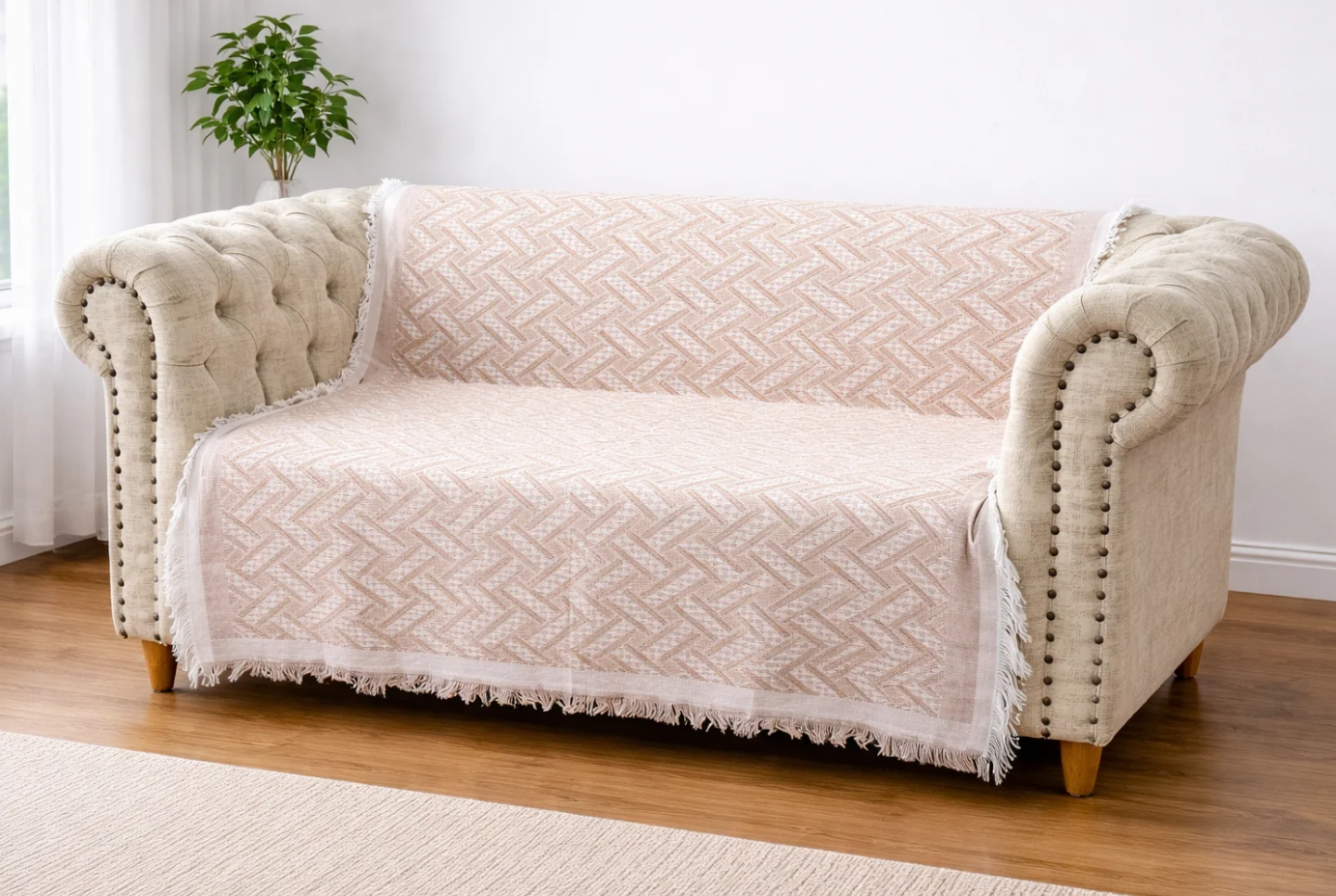 🛋️Manta Decorativa para Sofá 180x130cm 💎Calidad Artesanal✨