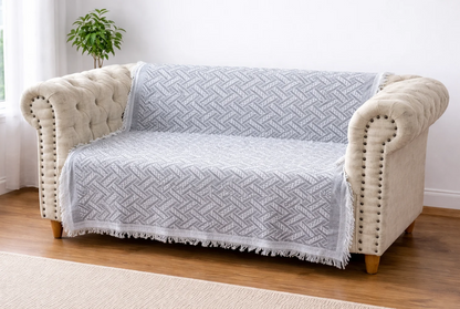 🛋️Manta Decorativa para Sofá 180x130cm 💎Calidad Artesanal✨