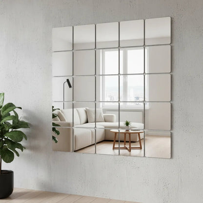 ✨SET DE 10 MirrorFlex® | Espejos Acrílicos Adhesivos Decorativos