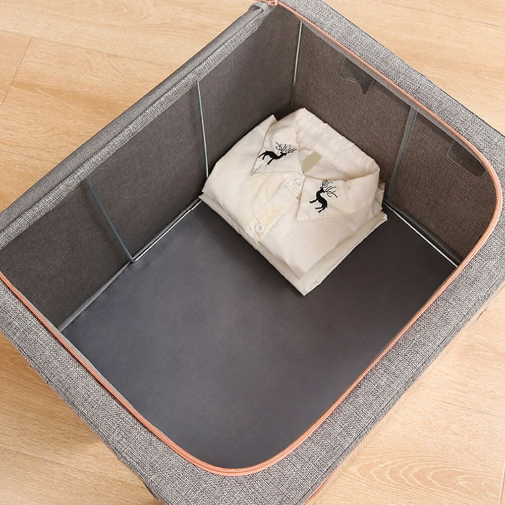 Caja Organizadora Grande con Estructura Metálica Plegable 🇺🇸
