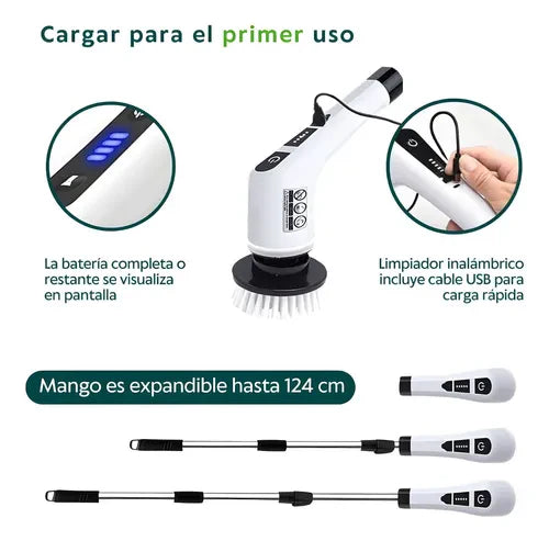 SPINBRUSH PRO™ – Cepillo Eléctrico de Limpieza 🧼✨