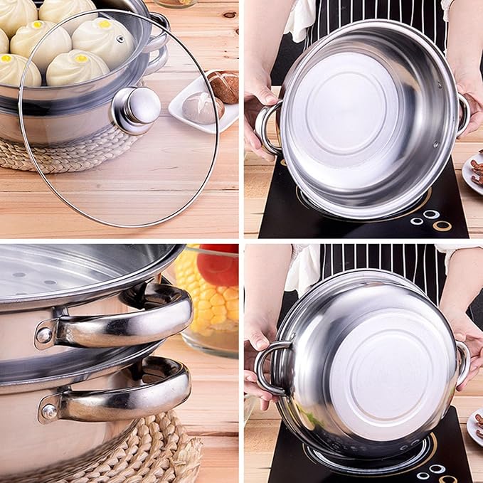💦 SteamChef® – Olla de Cocción al Vapor Saludable