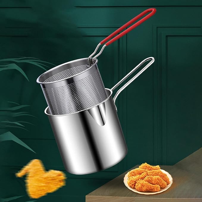OLLA FREIDORA KROKA ✨ – Con Canasta Antigrasa 🍟 1.2L