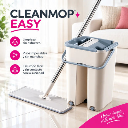 🧼 CLEANMOP EASY® | Trapeador con Balde Escurridor