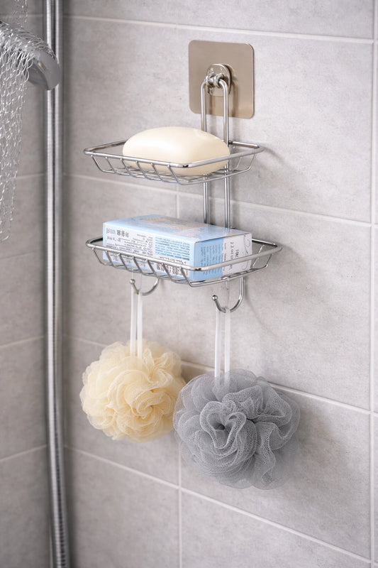 Jabonera Doble de Acero Premium🧼