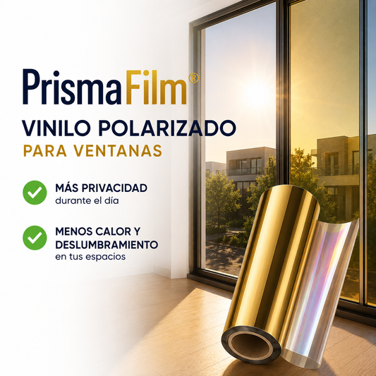 🌈 PrismaFilm® — Vinilo Polarizado para Ventanas