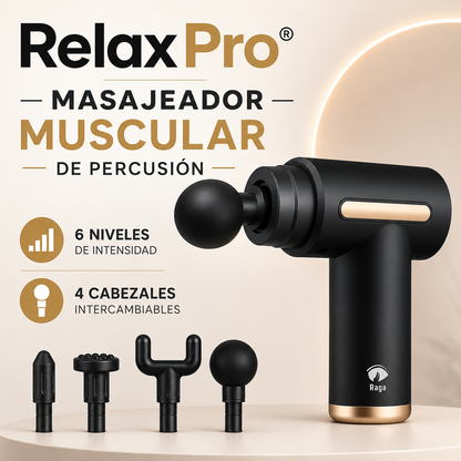 💆 RelaxPro® — Masajeador Muscular de Percusión