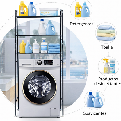 🧺 WashSpace Pro® – Estante Organizador Lavadora