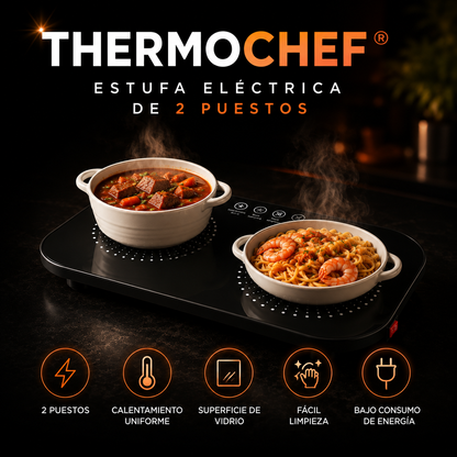 ThermoChef® | Estufa Eléctrica de 2 Puestos  🔥