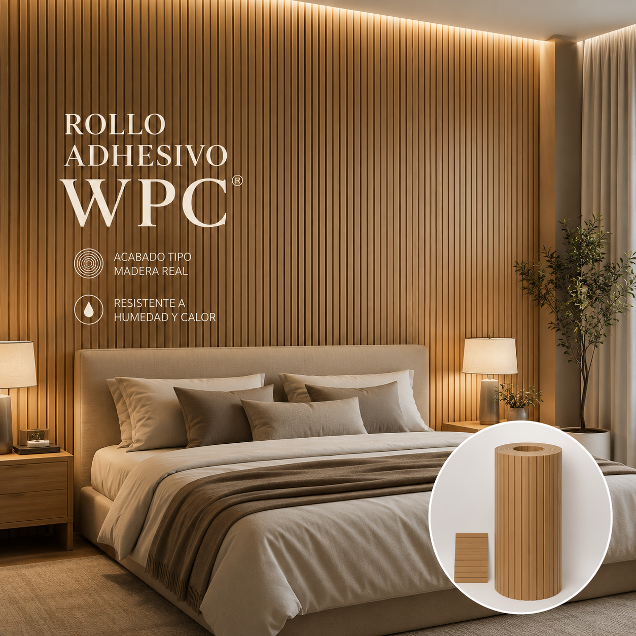Rollo Adhesivo MaderaFlex® 🌳