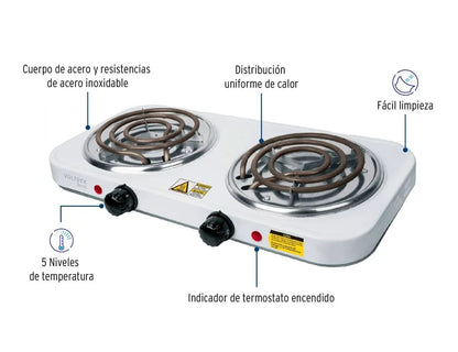 ⚡HotPlate™ Estufa Eléctrica Doble 2000W🔥