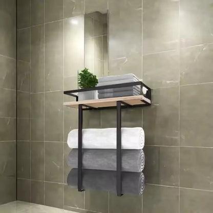 AuraRack™ – Organizador de Toallas que Decora tu Baño 🛁✨