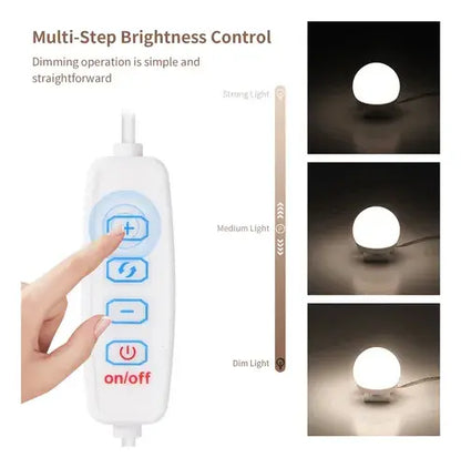 ✨ GLOWMIRROR 10® | Luces LED para Espejo de Tocador