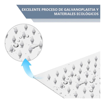🚿 AquaRain® — Ducha Cuadrada Tipo Lluvia 20×20 cm