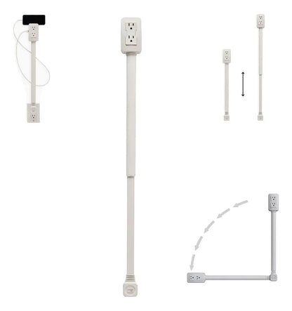 ⚡ Extensión 360 – Enchufe con USB y Base Giratoria