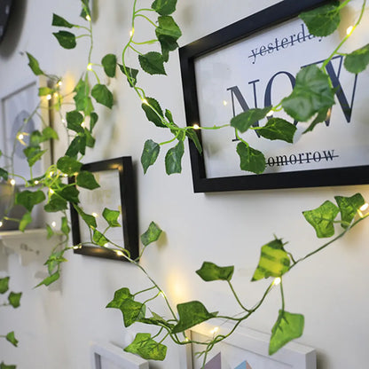🌿 Natural Glow® Luces Enredadera de Hojas (5 metros)