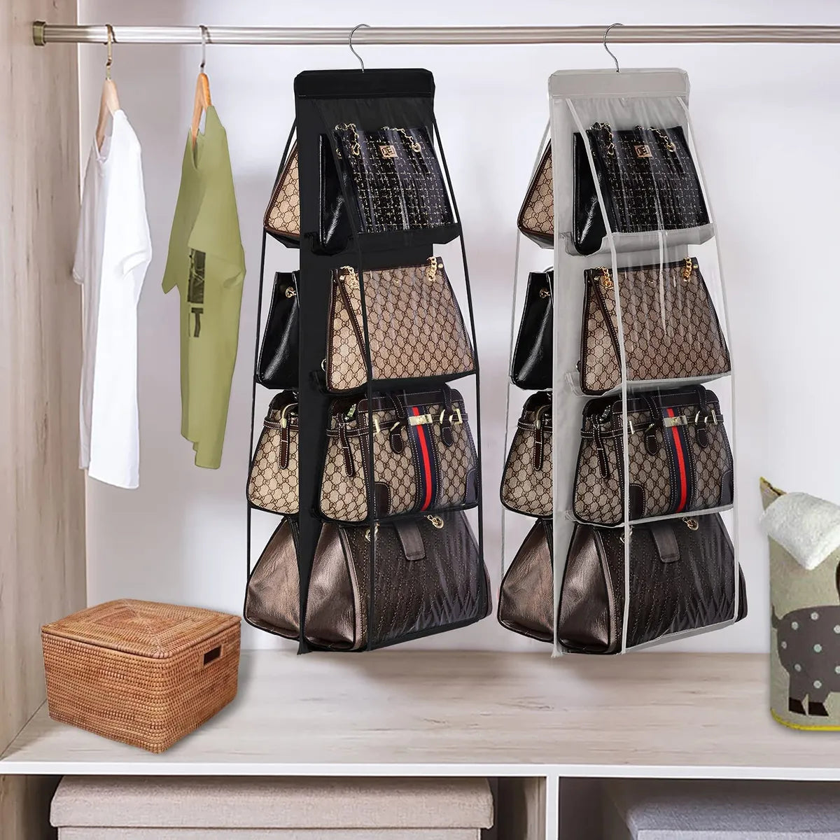 BagMax® – Organizador de Bolsos 8 Compartimentos