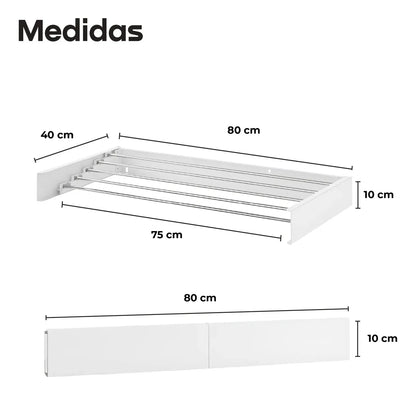 ✨ DryFold® — Tendedero Plegable de Pared