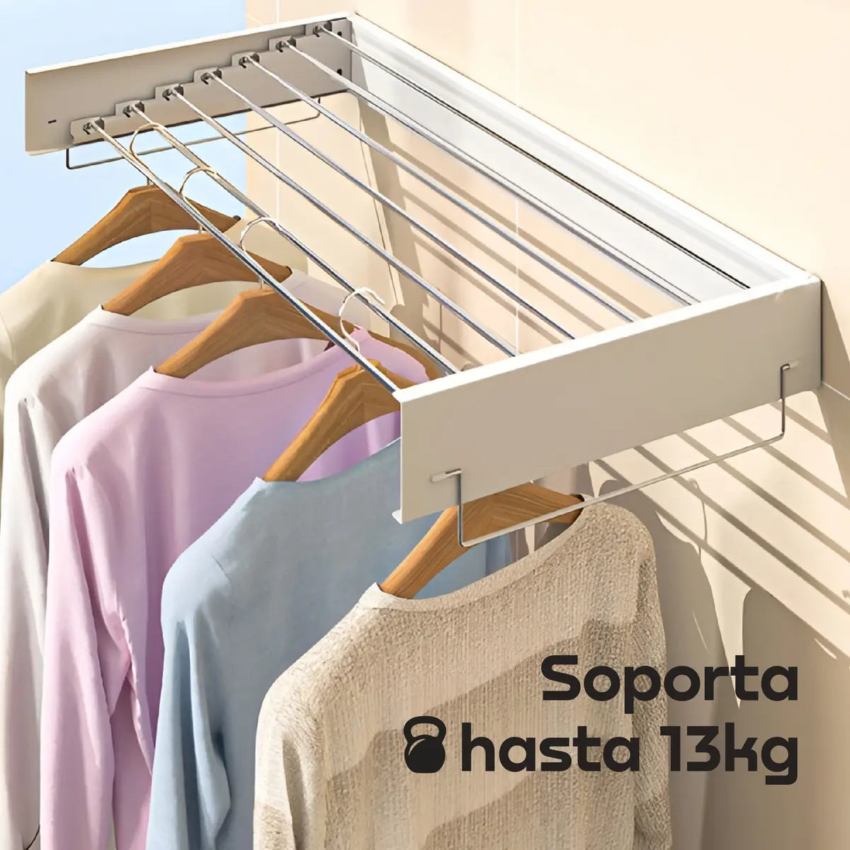 ✨ DryFold® — Tendedero Plegable de Pared
