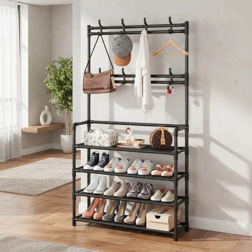 💫 OrderZone® Multifuncional – Organizador de Ropa y Zapatos 3 en 1