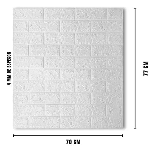 ✨Set x5 DecoBrick® | Paneles Decorativos 3D Autoadhesivos 77x70 cm