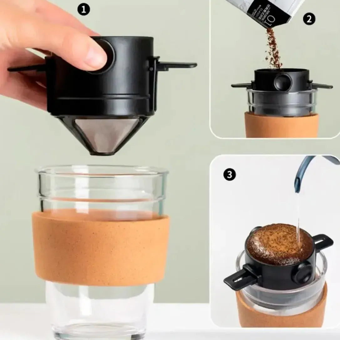 CAFÉFLOW® | Filtro de Café Reutilizable de Goteo ☕
