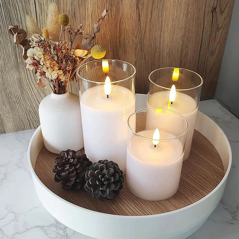 Set x3 CANDLEPRO® – Velas sin llama Realistas 🕯️✨