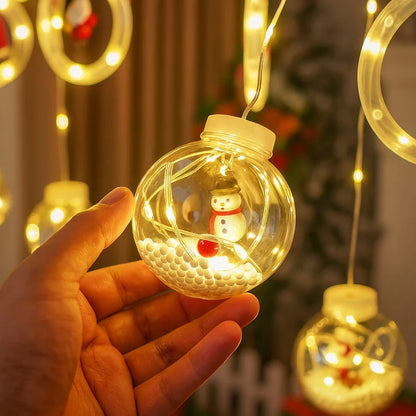 Luces Navideñas🎅🏻 Encantadas con 3m de largo y figuras en 3D – ¡Precio especial hoy - Pre-temporada! 🎄