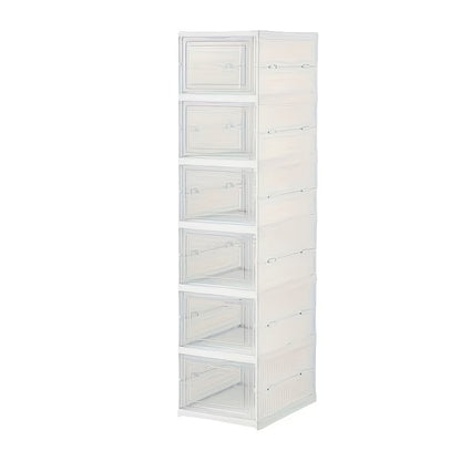 StepRack™ – Organizador Vertical Plegable de Zapatos (6 Niveles)