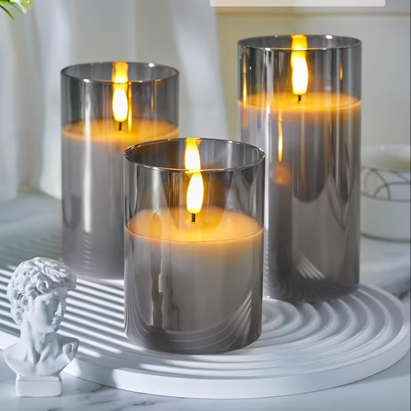 Set x3 CANDLEPRO® – Velas sin llama Realistas 🕯️✨