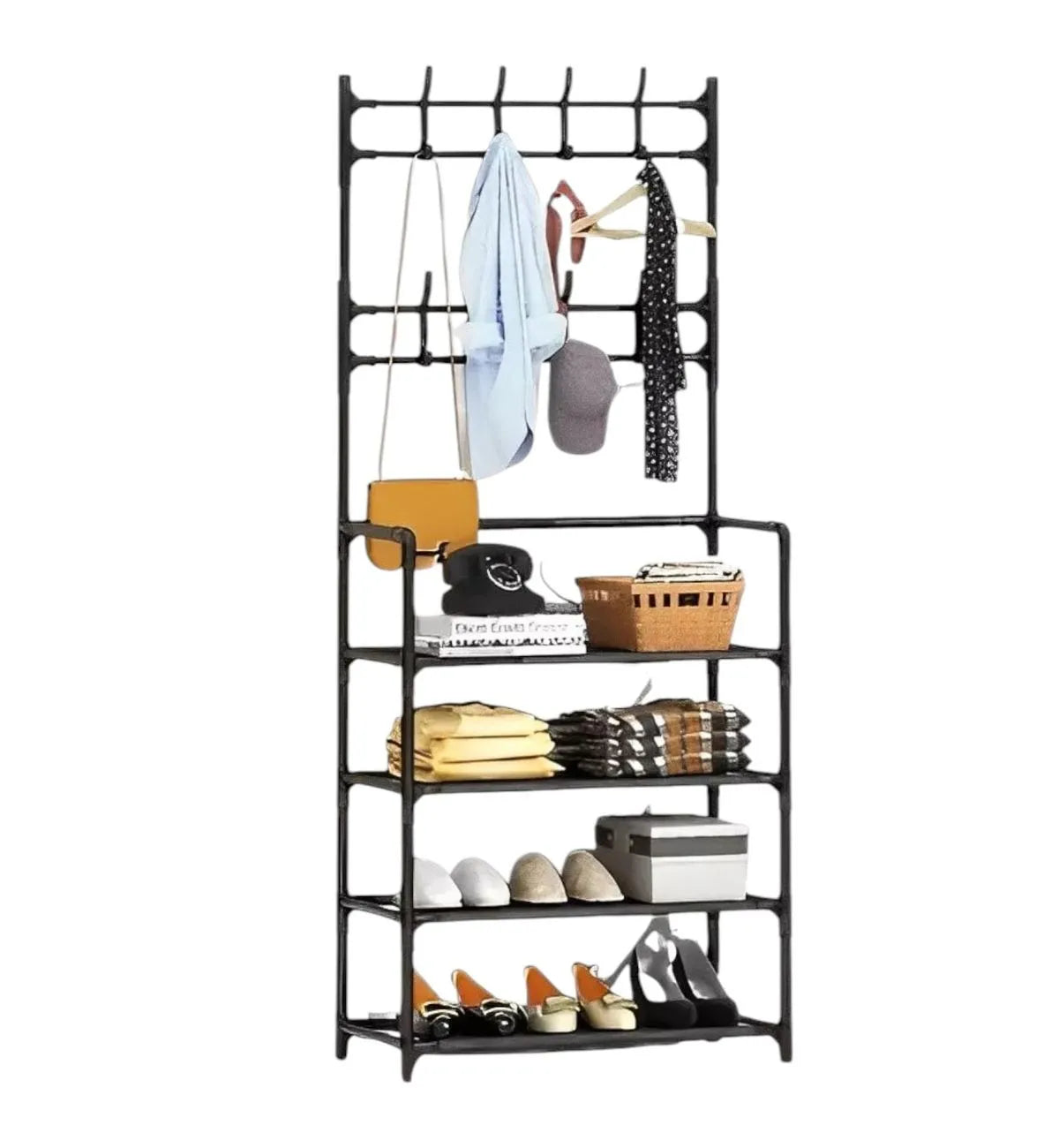💫 OrderZone® Multifuncional – Organizador de Ropa y Zapatos 3 en 1