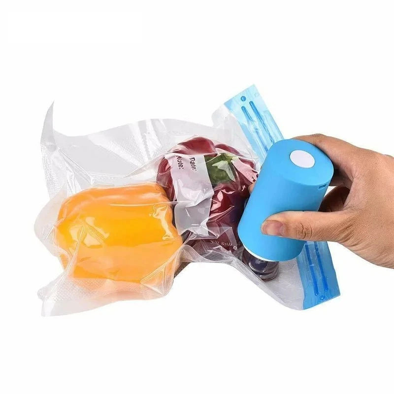 Sellador al Vacío de Alimentos + 11 Bolsas Reutilizables 🎁