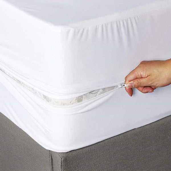 🛡️ ColchónGuard™ Protector de Colchón Antiácaros y Antifluidos con Cierre 360°