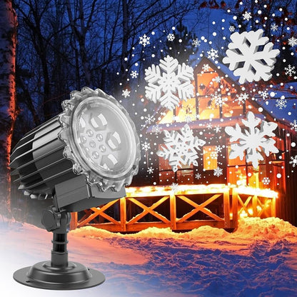 🎄 MagicProyector® | Proyector Navideño LED COPOS DE NIEVE