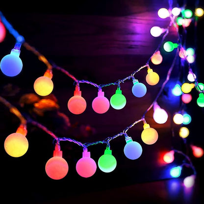 🎄 GloboLuz® | Guirnalda LED 100 Bombillos 10 Metros