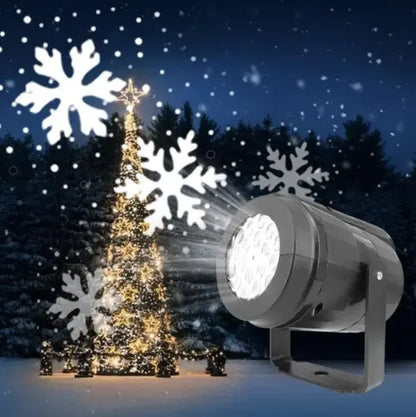 🎄 MagicProyector® | Proyector Navideño LED COPOS DE NIEVE